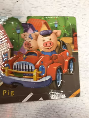 Pedagogisk Barn Trä Pussel, 16 Bitar