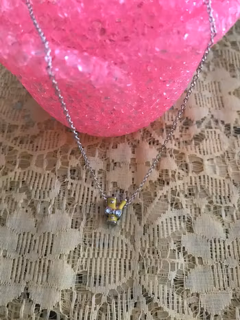 HelloKitty Bokstav  Strass Halsband