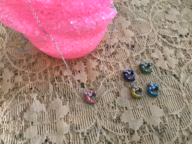 HelloKitty Bokstav  Strass Halsband