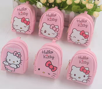 Hello Kitty Mini Ryggsäck / Myntbörs / Nyckelfall