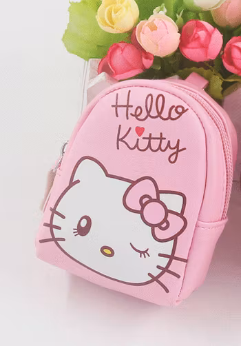 Hello Kitty Mini Ryggsäck / Myntbörs / Nyckelfall