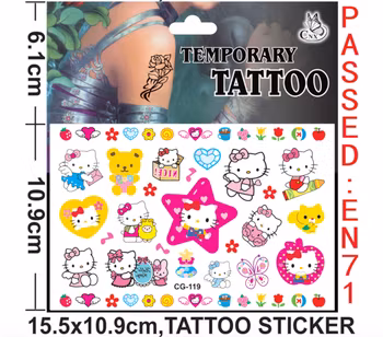 Hello Kitty Tatuering
