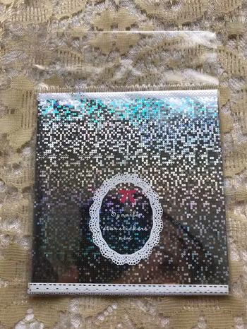 Färgglada Glitter Nagelklistermärken