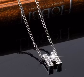 Strass Alfabetet Halsband