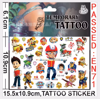 Paw Patrol Tatuering