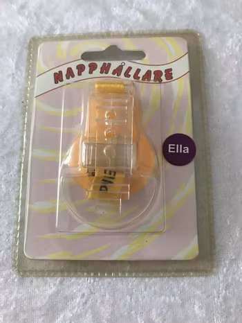 Napphållare med Namn