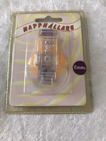 Napphållare med Namn