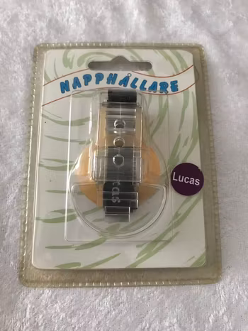Napphållare med Namn
