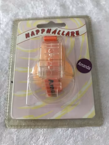 Napphållare med Namn