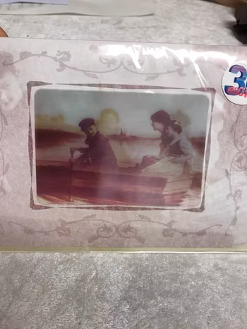 3D Motiv Retro Vintage Hälsningar Kort