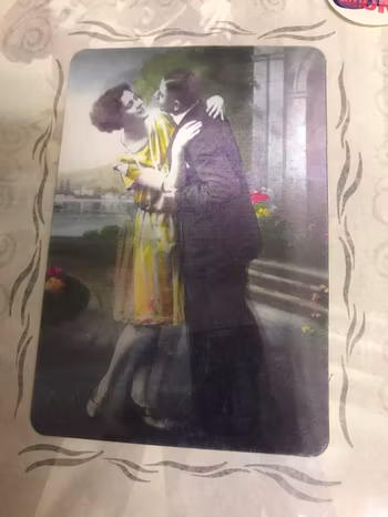3D Motiv Retro Vintage Hälsningar Kort