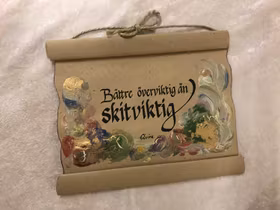 Roliga och Färgglada Handmålning Pergamenttavlor med Texter