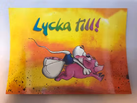 Roliga och färgglada Vykort med Texter och Bilder