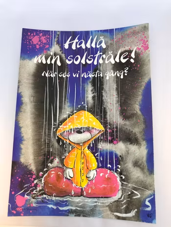 Roliga och färgglada Vykort med Texter och Bilder