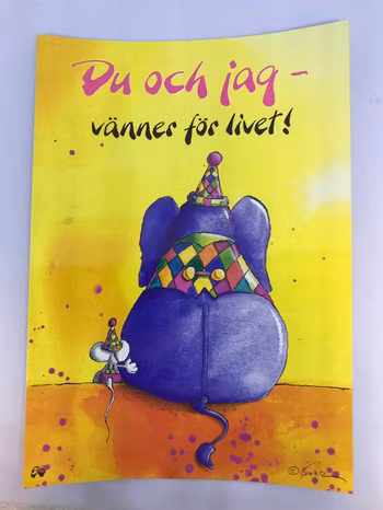 Roliga och färgglada Vykort med Texter och Bilder