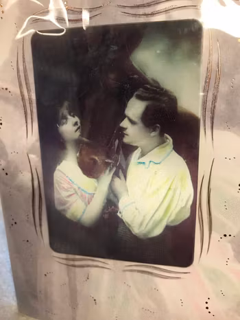 3D Motiv Retro Vintage Hälsningar Kort