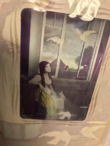 3D Motiv Retro Vintage Hälsningar Kort
