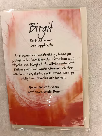 Roliga Hälsningar Kort med Namn och Texter
