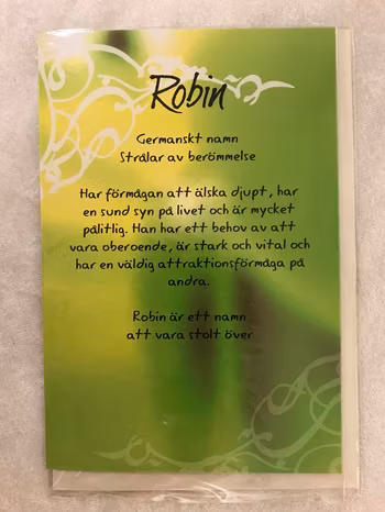 Roliga Hälsningar Kort med Namn och Texter