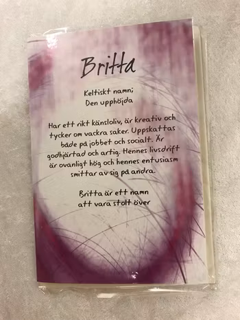 Roliga Hälsningar Kort med Namn och Texter