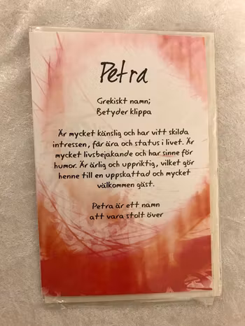 Roliga Hälsningar Kort med Namn och Texter
