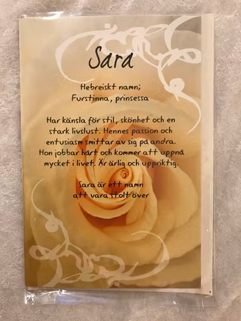 Roliga Hälsningar Kort med Namn och Texter
