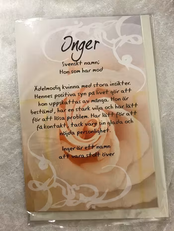 Roliga Hälsningar Kort med Namn och Texter
