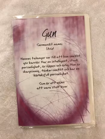 Roliga Hälsningar Kort med Namn och Texter