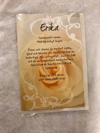Roliga Hälsningar Kort med Namn och Texter