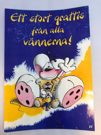 Roliga och färgglada Vykort med Texter och Bilder