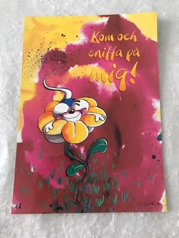 Roliga och färgglada Vykort med Texter och Bilder
