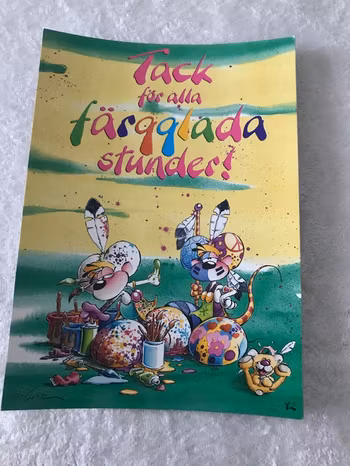 Roliga och färgglada Vykort med Texter och Bilder