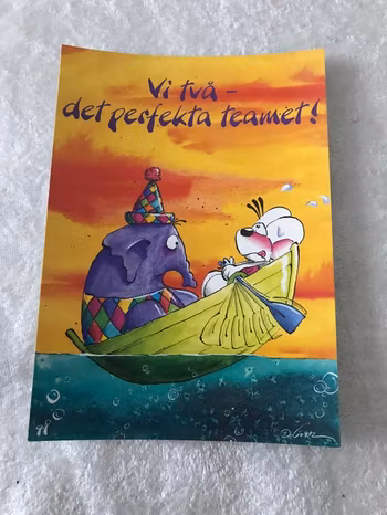 Roliga och färgglada Vykort med Texter och Bilder