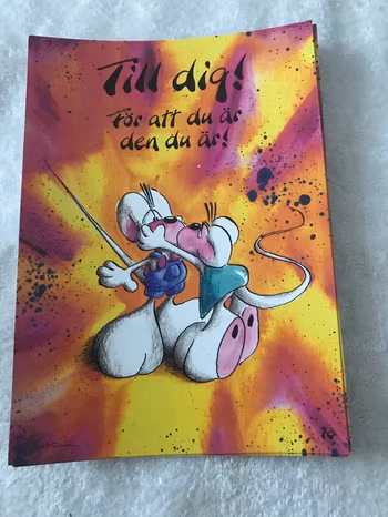 Roliga och färgglada Vykort med Texter och Bilder