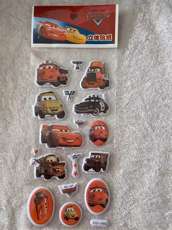 3D Cars Klistermärken