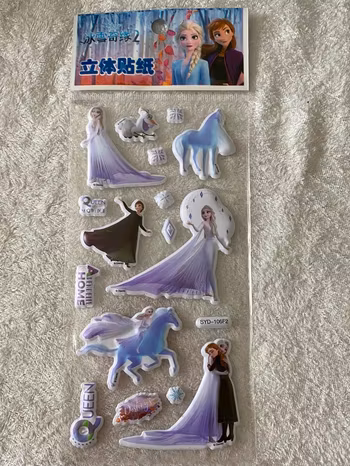 3D Frost Klistermärken