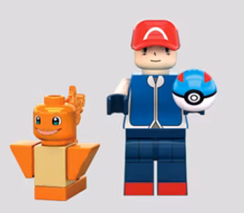Pokémon SMinifigs Pikachu Squirtle Gangar Mew Ash Poke Ball