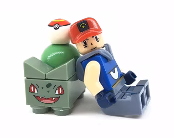 Pokémon SMinifigs Pikachu Squirtle Gangar Mew Ash Poke Ball