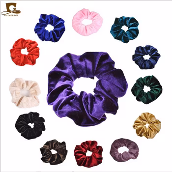 Stor Scrunchie i Sammet