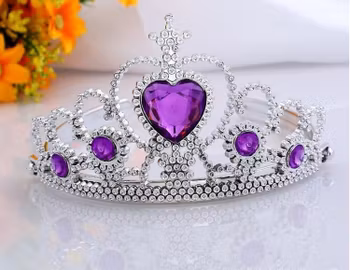 Prinsesskrona med Hjärta Diadem