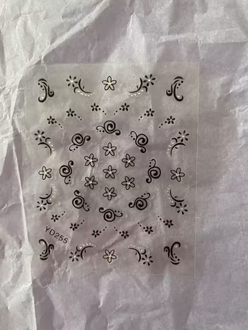 3D Nagel Klistermärke
