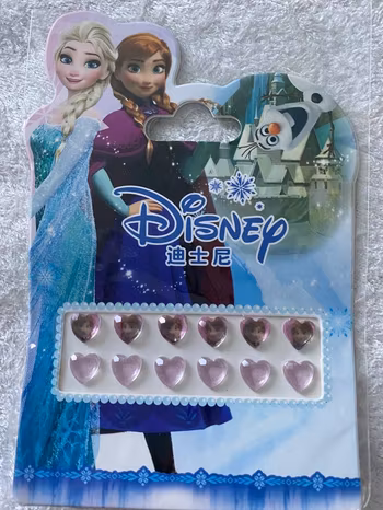 Frost  3D Öronklistermärken , Nagelklistermärken , Tecknade klistermärken