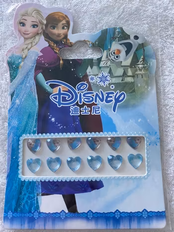 Frost  3D Öronklistermärken , Nagelklistermärken , Tecknade klistermärken