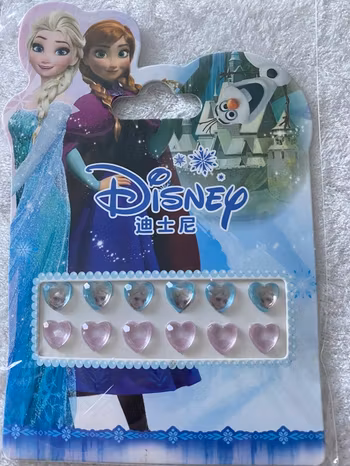 Frost  3D Öronklistermärken , Nagelklistermärken , Tecknade klistermärken