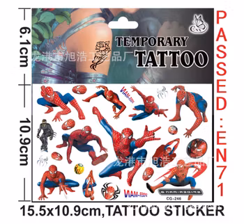 Spindelmannen Tatuering