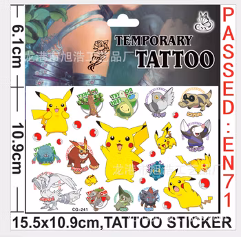Pikachu Tatuering