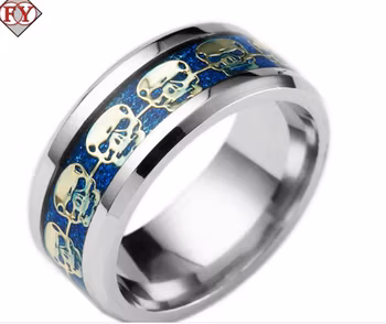 Dödskall / Skull Titanium Ring