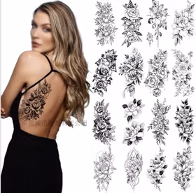 Realistiskt Låtsass Tatuering