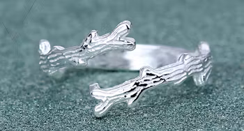 925 Silverpläterad Mode Ringar