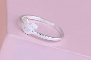 925 Silverpläterad Mode Ringar